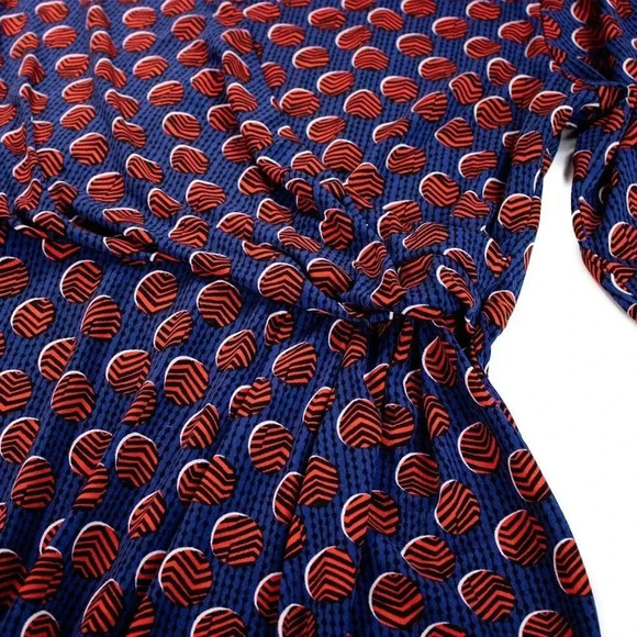 Chaus Knot Front Wrap Blouse Medium - Picture 2 of 3